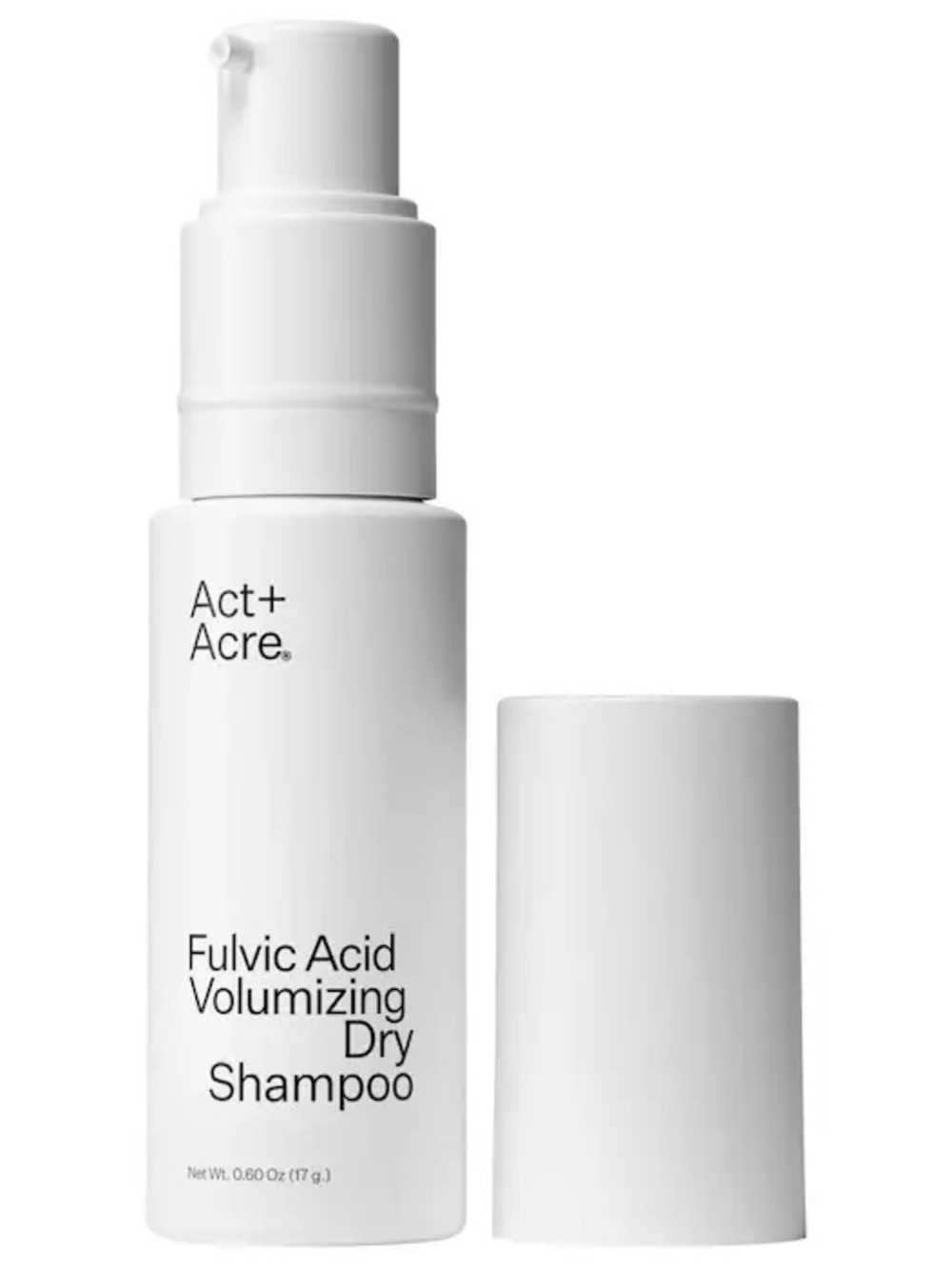 New Act + Acre Fulvic Acid Volumizing Dry Shampoo Powder For Oily Scalp